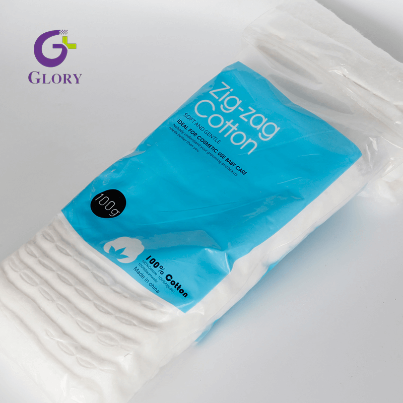 Algodón Doblado Absorbente Zigzag