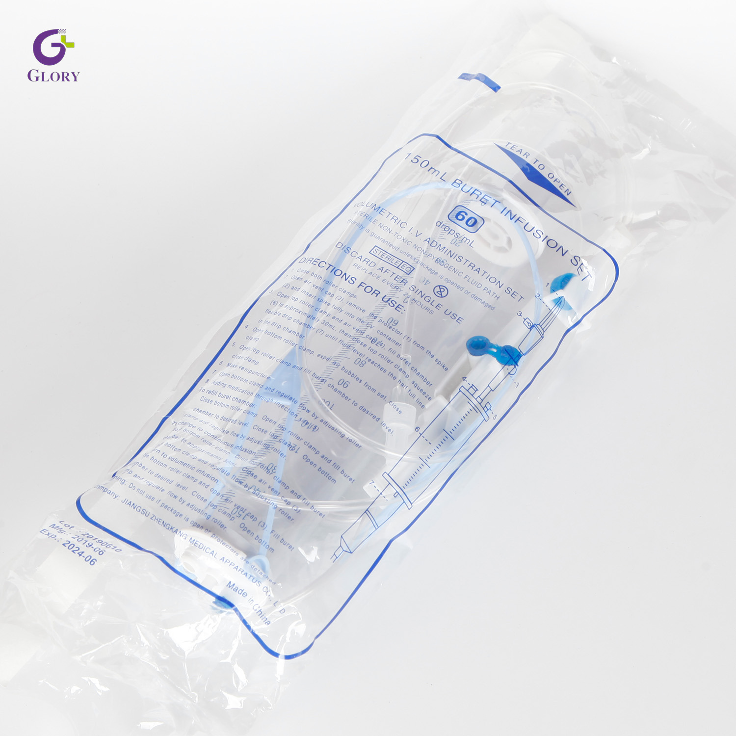 Set de infusión pediátrica desechable