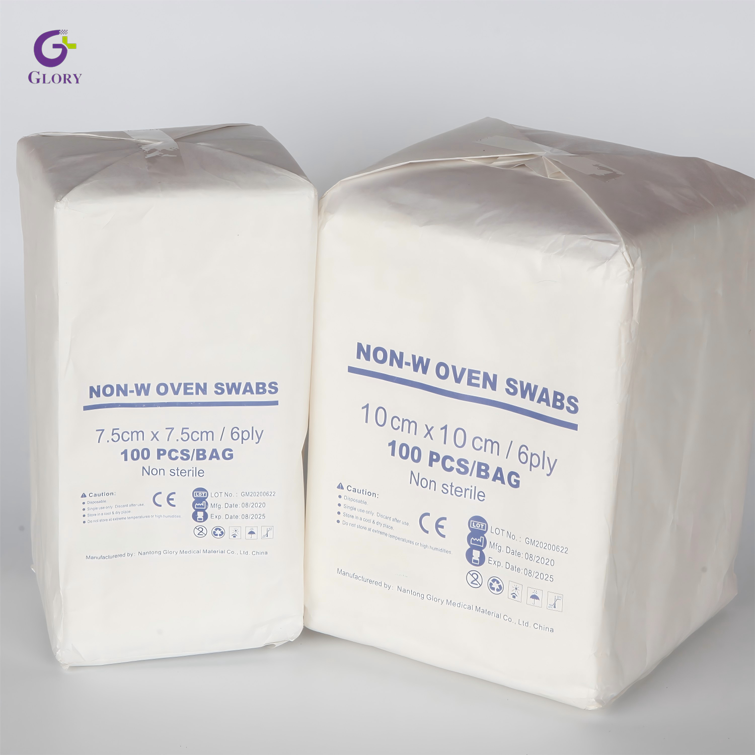  Almohadillas para vendajes Hisopos no tejidos