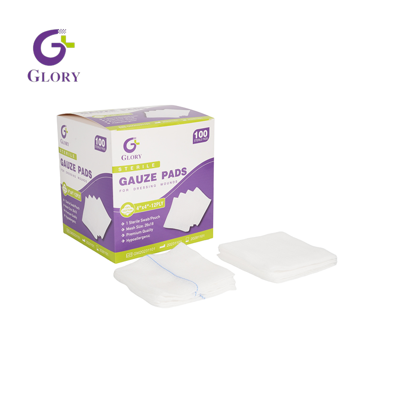 Hisopos de gasa estériles desechables