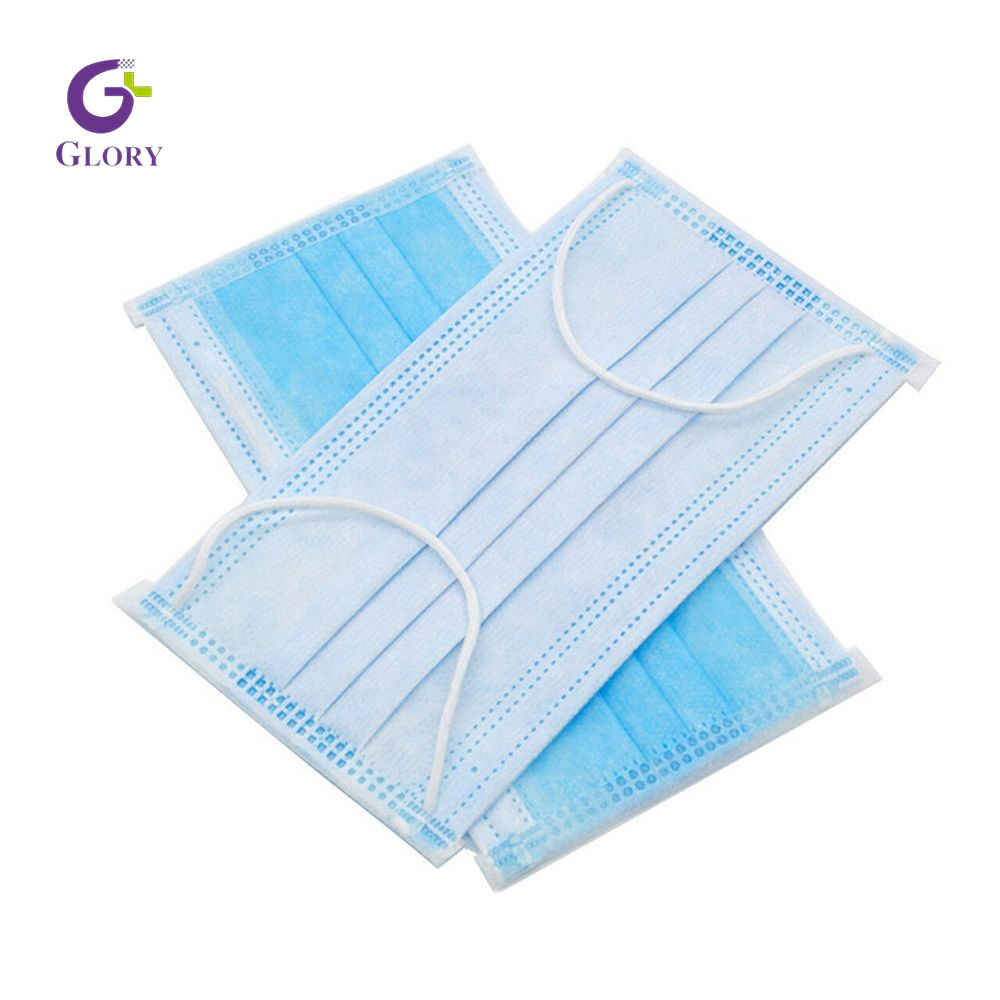 Mascarilla desechable no tejida, mascarilla protectora transpirable de 3 capas, impermeable, a prueba de polvo, hipoalergénica para uso médico y personal diario