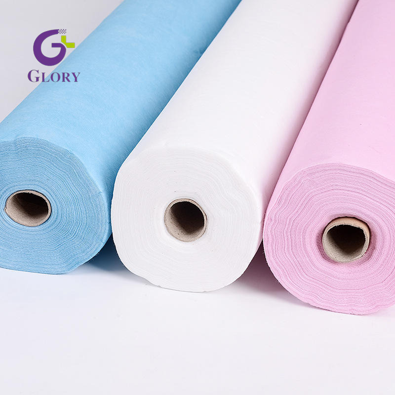 Rollo de sofá de examen de grado médico, rollo de cama no tejido impermeable desechable para tratamiento de exámenes hospitalarios y atención al paciente