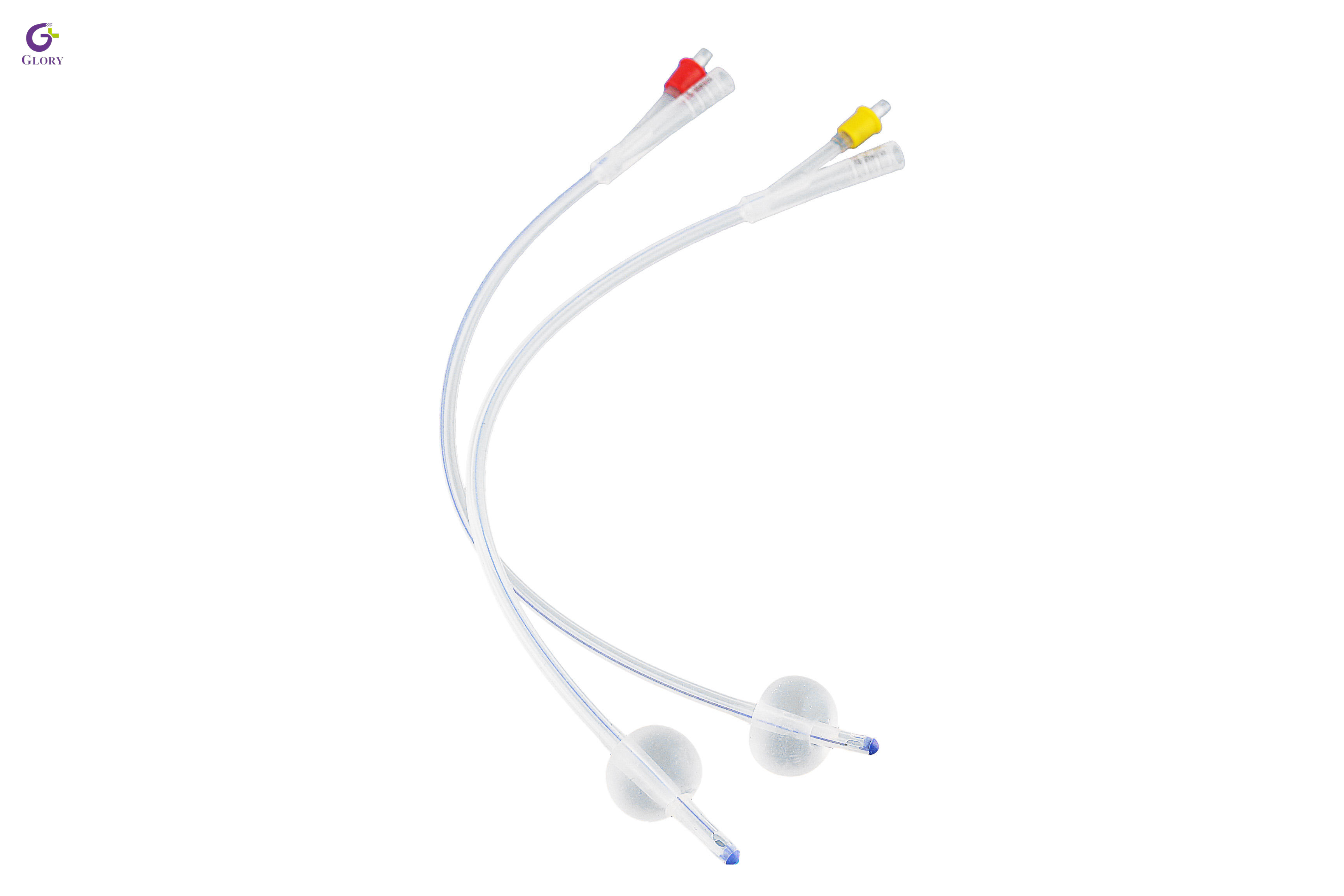 El catéter de Foley de silicona estéril disponible mide 6Fr-26Fr para uso clínico