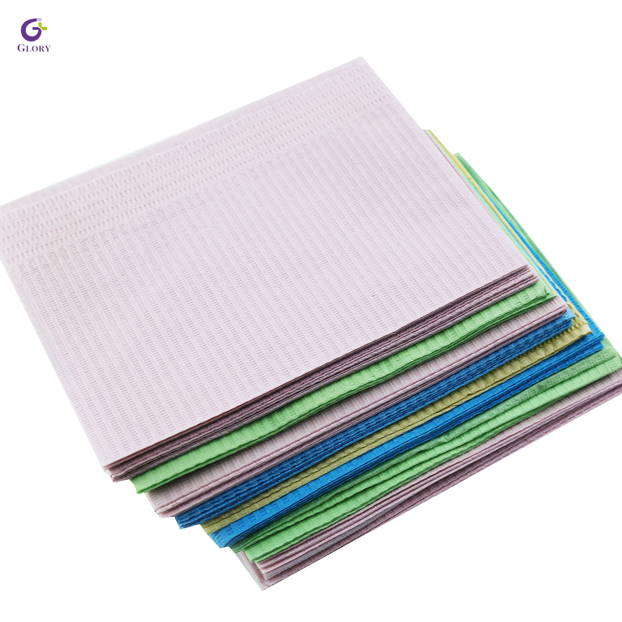 Baberos dentales desechables, baberos dentales absorbentes impermeables de 2 capas Servilletas dentales no tejidas sin pelusa para clínica dental, salón y uso médico
