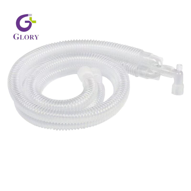 Circuito de respiración corrugado desechable, tubo de respiración de anestesia médica estéril para máquina de anestesia con ventilador
