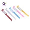 Pulsera desechable de identificación de paciente, pulsera impermeable de identificación médica antipérdida, pulsera de vinilo suave para paciente para atención hospitalaria, clínica y de enfermería