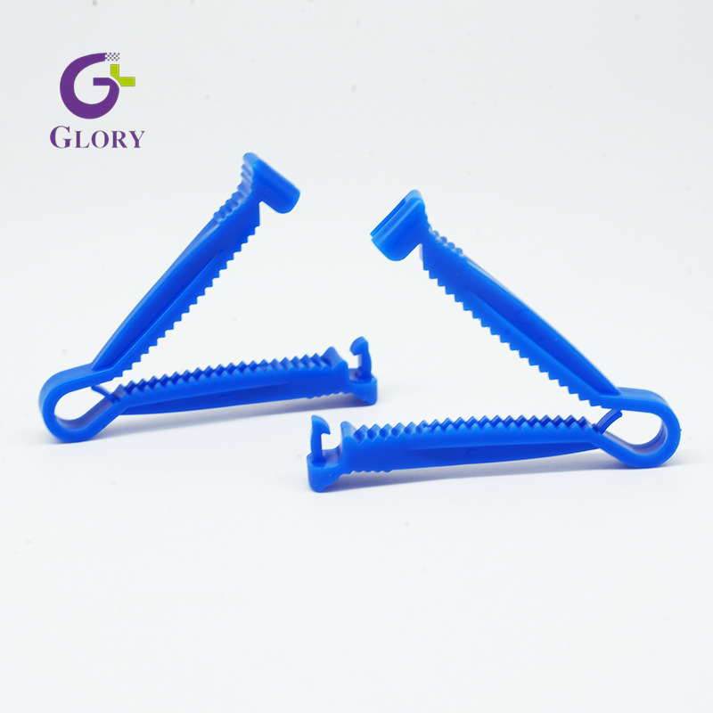 Abrazadera de cordón umbilical desechable, cortadora de cordón umbilical de plástico estéril de grado médico Abrazadera de cordón neonatal antideslizante segura para uso hospitalario obstétrico y clínico