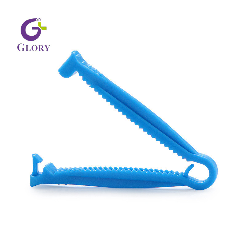 Abrazadera de cordón umbilical desechable, cortadora de cordón umbilical de plástico estéril de grado médico Abrazadera de cordón neonatal antideslizante segura para uso hospitalario obstétrico y clínico