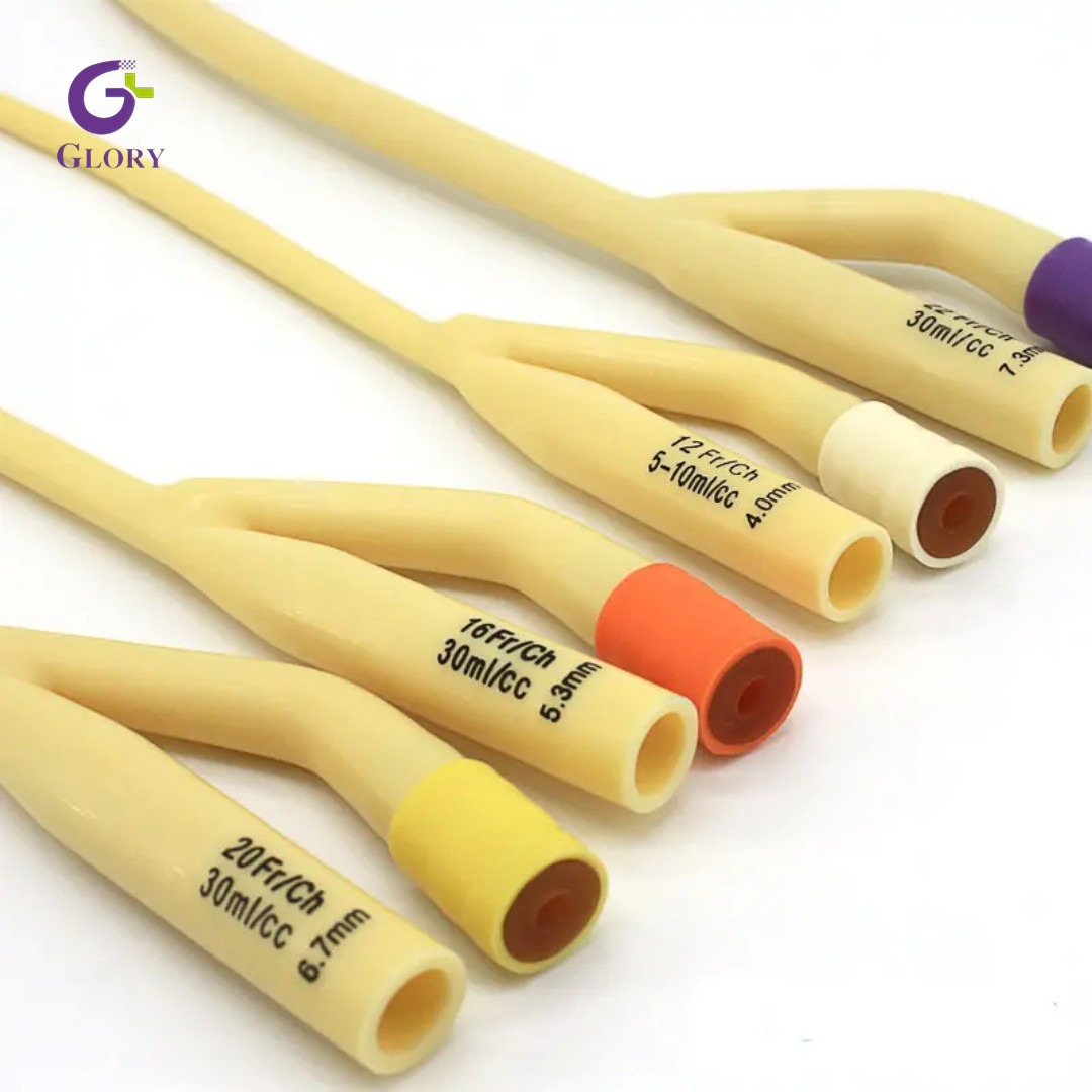 Catéter de Foley de látex, Catéter con balón de Foley, Catéter urinario de látex, Catéter de Foley desechable