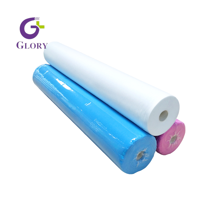 Rollo de sofá de examen de grado médico, rollo de cama no tejido impermeable desechable para tratamiento de exámenes hospitalarios y atención al paciente