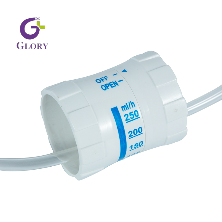 Dispositivo de regulación de flujo intravenoso desechable para infusión clínica