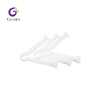 Abrazadera de cordón umbilical desechable, cortadora de cordón umbilical de plástico estéril de grado médico Abrazadera de cordón neonatal antideslizante segura para uso hospitalario obstétrico y clínico