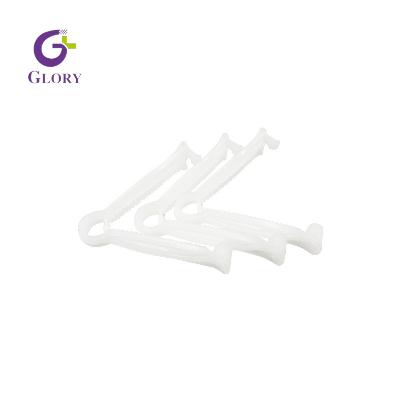Abrazadera de cordón umbilical desechable, cortadora de cordón umbilical de plástico estéril de grado médico Abrazadera de cordón neonatal antideslizante segura para uso hospitalario obstétrico y clínico